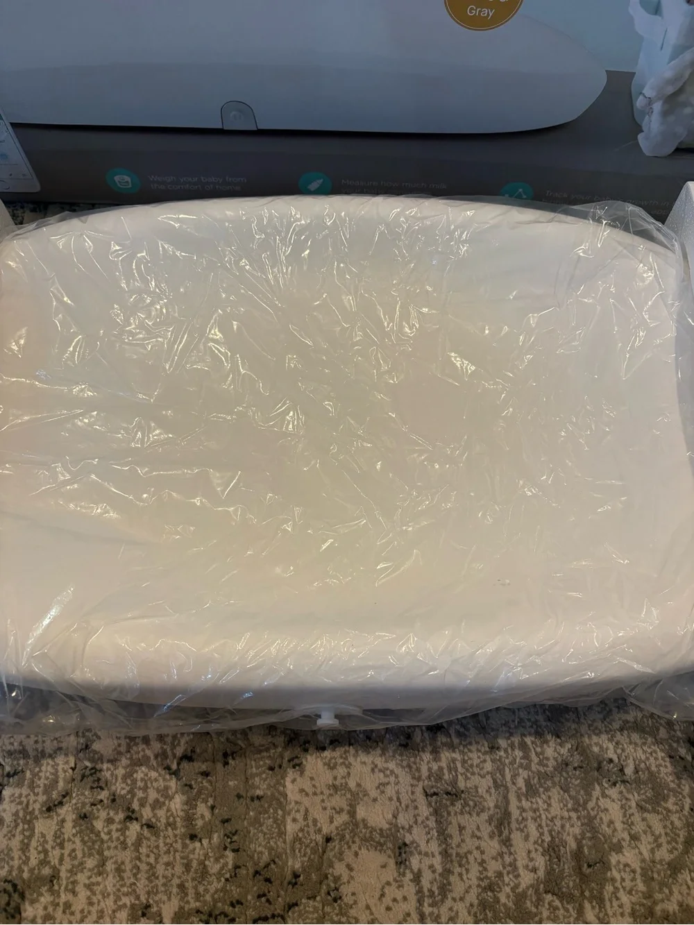 Hatch Grow Smart Baby Changing Pad & Scale White Open Box
